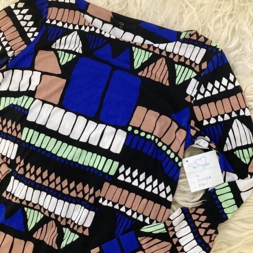 TIBI Printed Mini Dress - Picture 6 of 10